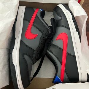 Nike Kids Black and Red Sneakers